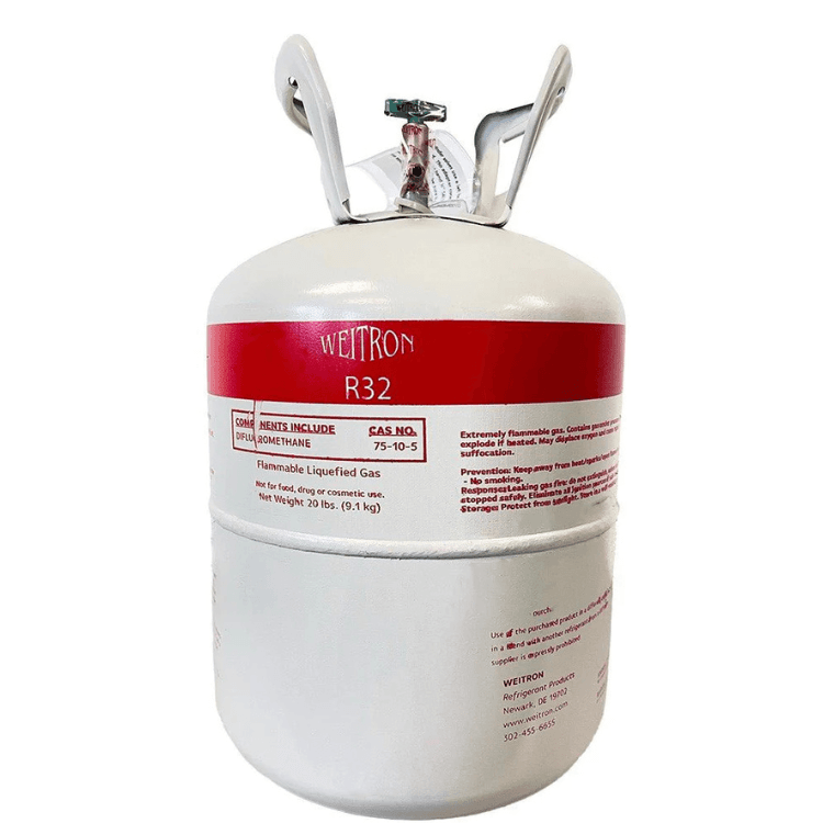 R-32 20 lb refrigerant cylinder - Delta Refrigerants
