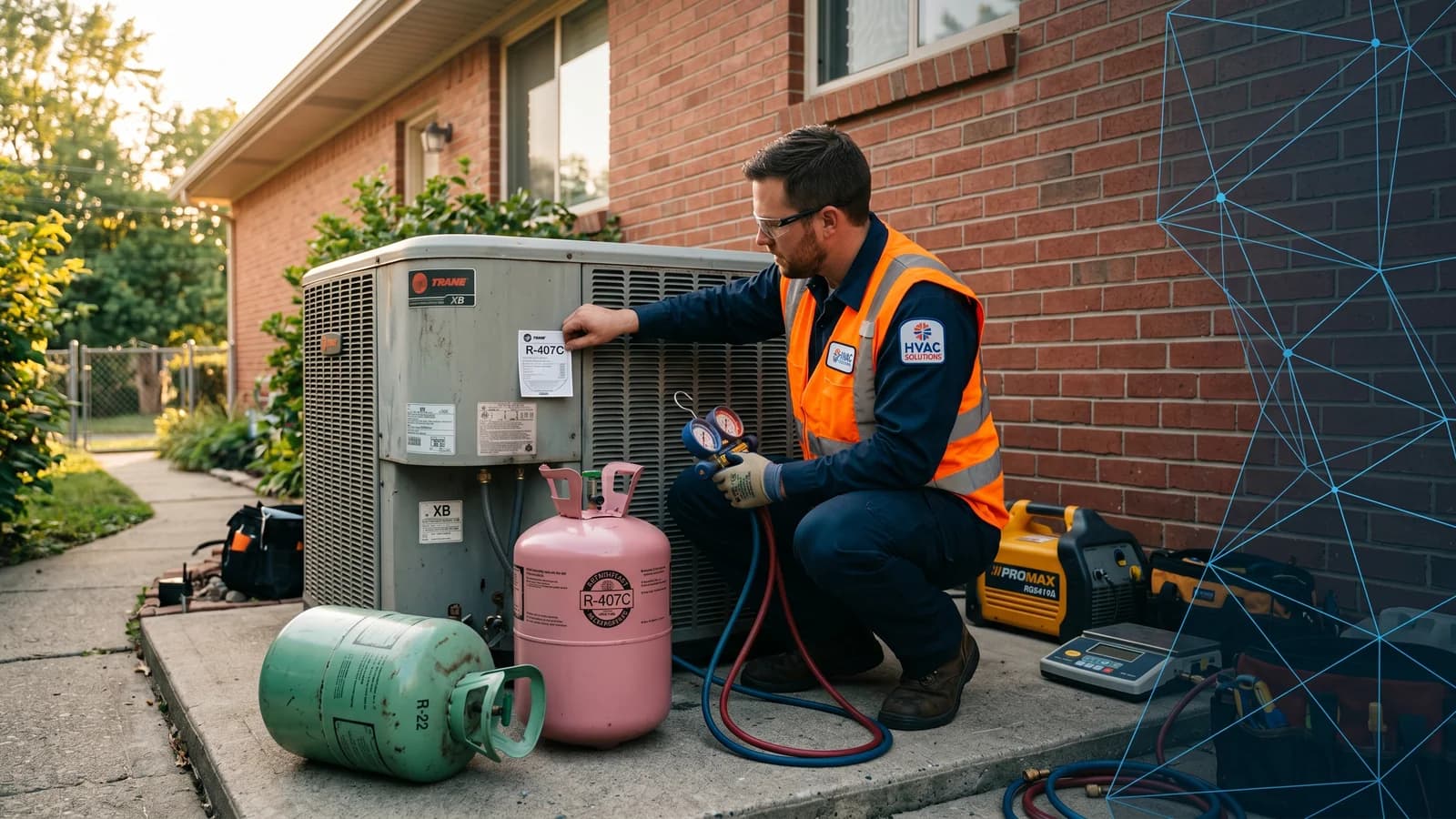 R-407C as an R-22 Retrofit - Step-by-Step Guide