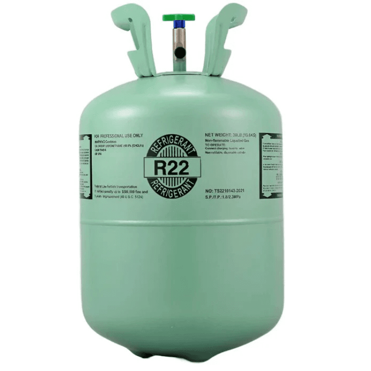 R-22 30 lb virgin refrigerant cylinder - Delta Refrigerants